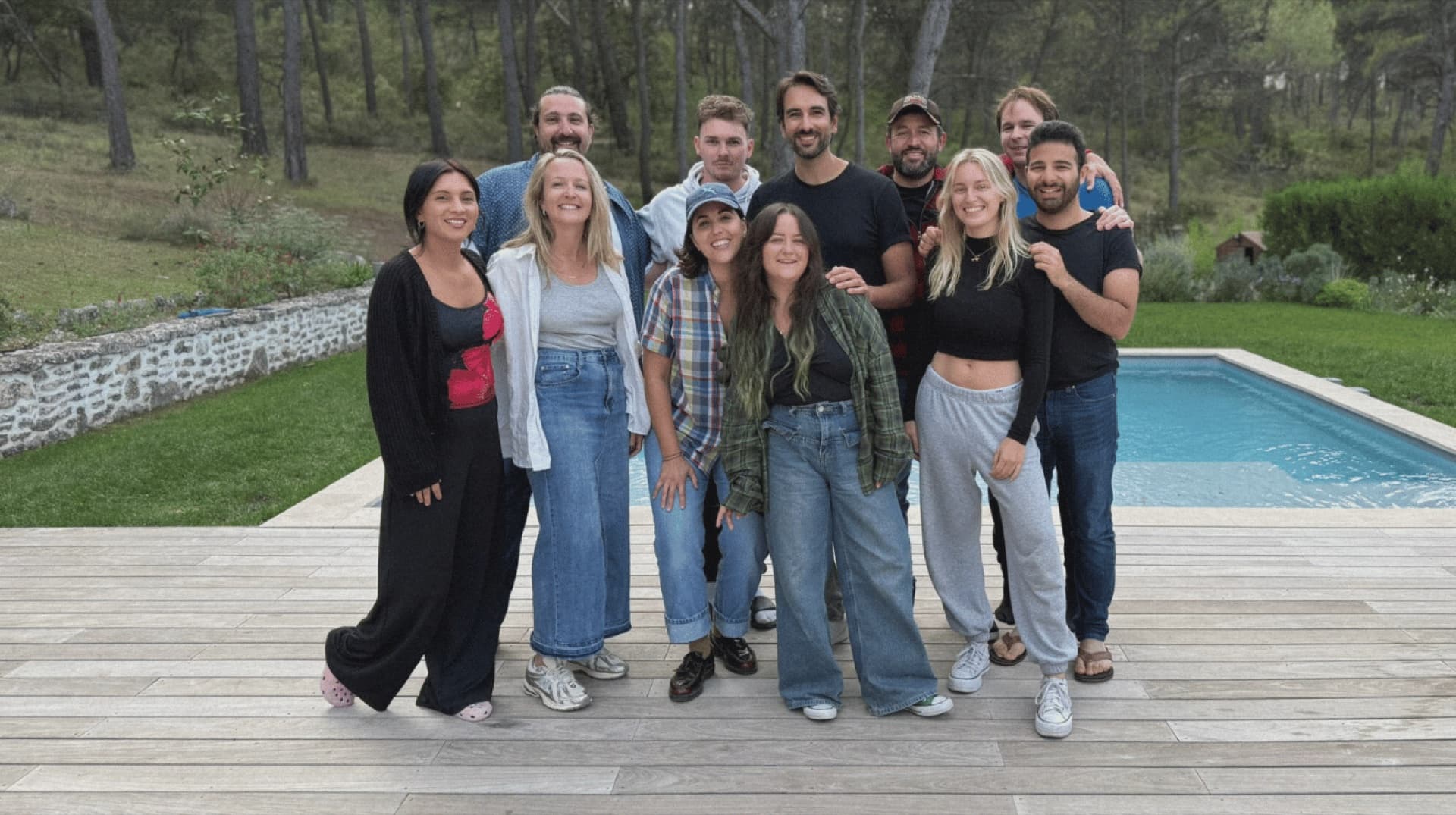 Groupe de stagiaires lors d'une retraite musicale